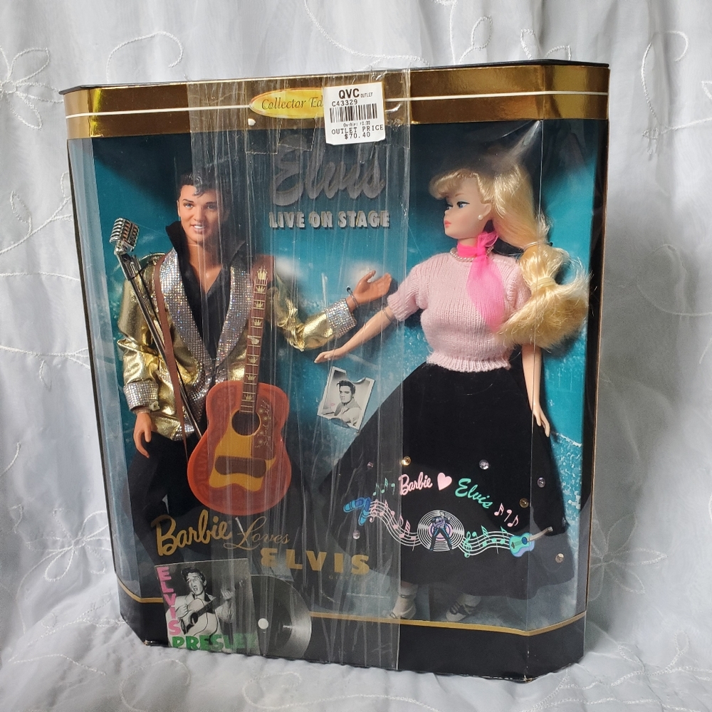 MUST GO- Barbie loves Elvis! Collectible dolls New in box